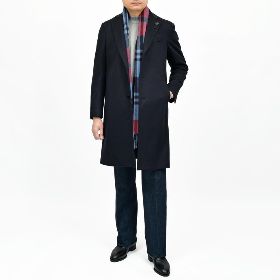 LARDINI（ラルディーニ）ウールフランネルチェスターフィールドコート