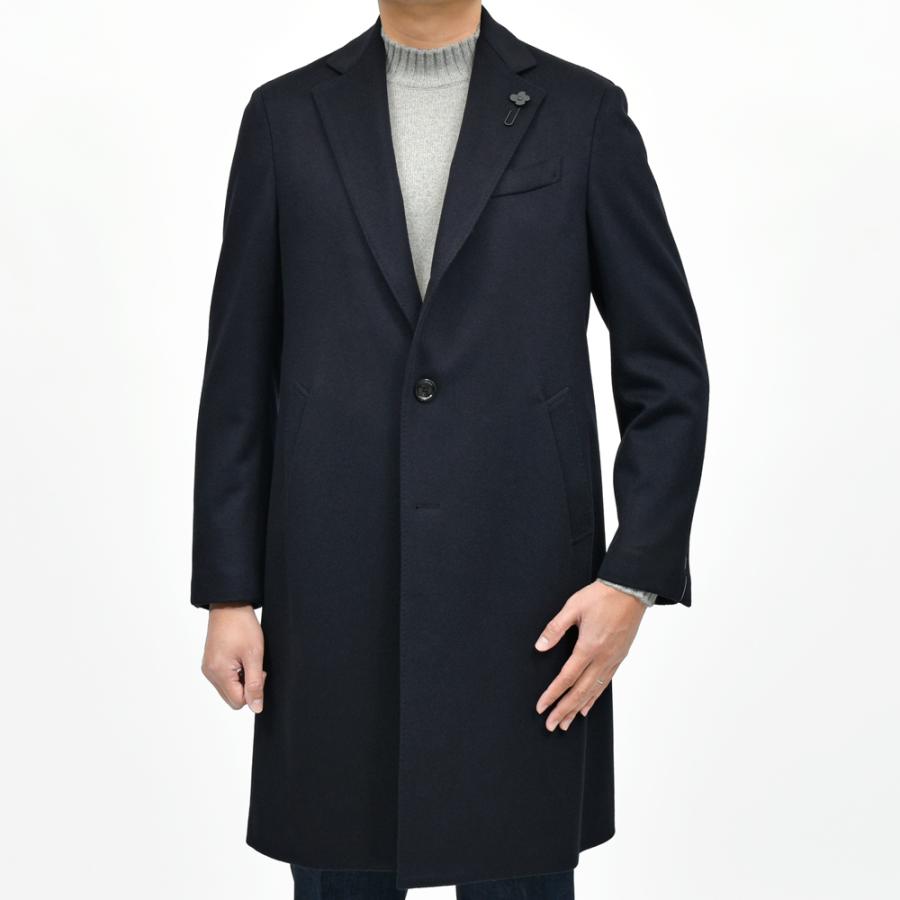 専用/LARDINI/ラルディーニ/ウールコート/ネイビー LARDINI（ラルディーニ） コート ジャケット LARDINI / ウールビーバー