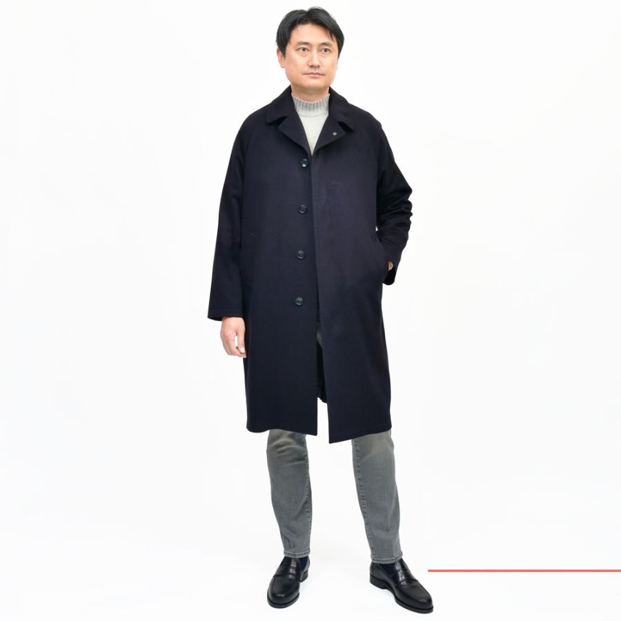 TAGLIATORE（タリアトーレ）SALOMONサロモン ウールカシミアフランネルバルカラーコート 220009 14152009054の画像