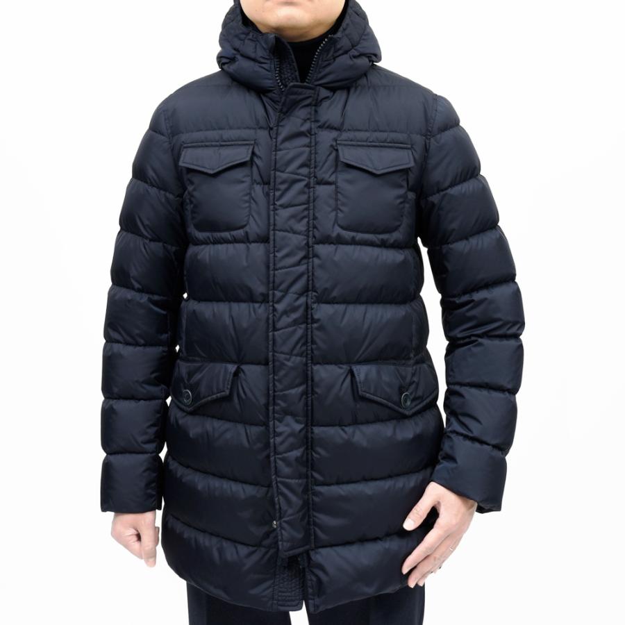HERNO（ヘルノ）ウォーターレペレントナイロンフーディーダウンジャケット PI0191U-12004Z 14156003132 : guji ...
