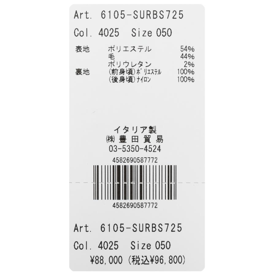 Hevo（イーヴォ）SURBOスルボ テックウール1Bセミダブルコート SURB725 14161003109の画像