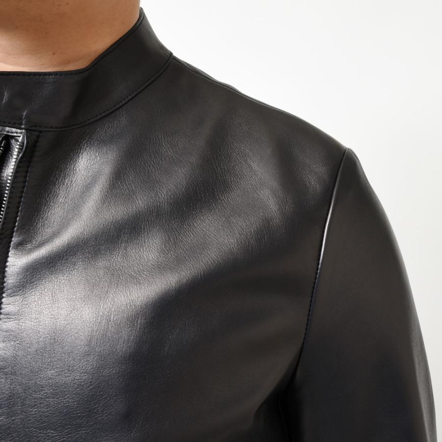 ALTACRUNA（アルタクルーナ）ラムレザースタンドカラーシングル