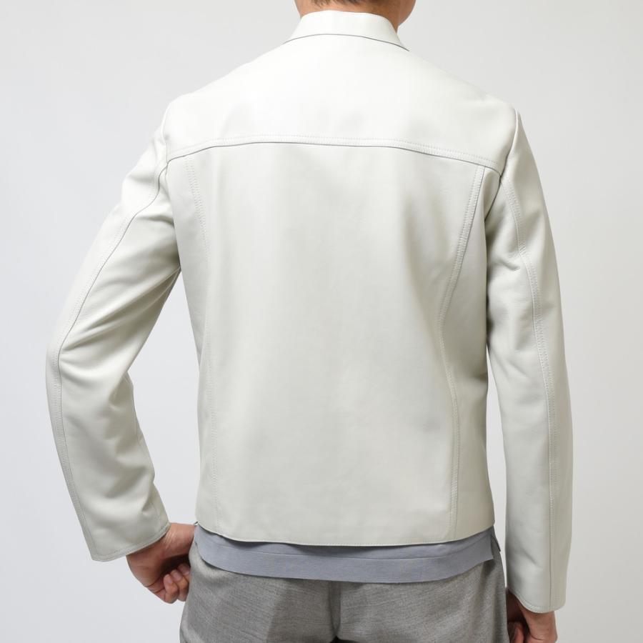 ALTACRUNA（アルタクルーナ）ラムレザースタンドカラーシングル