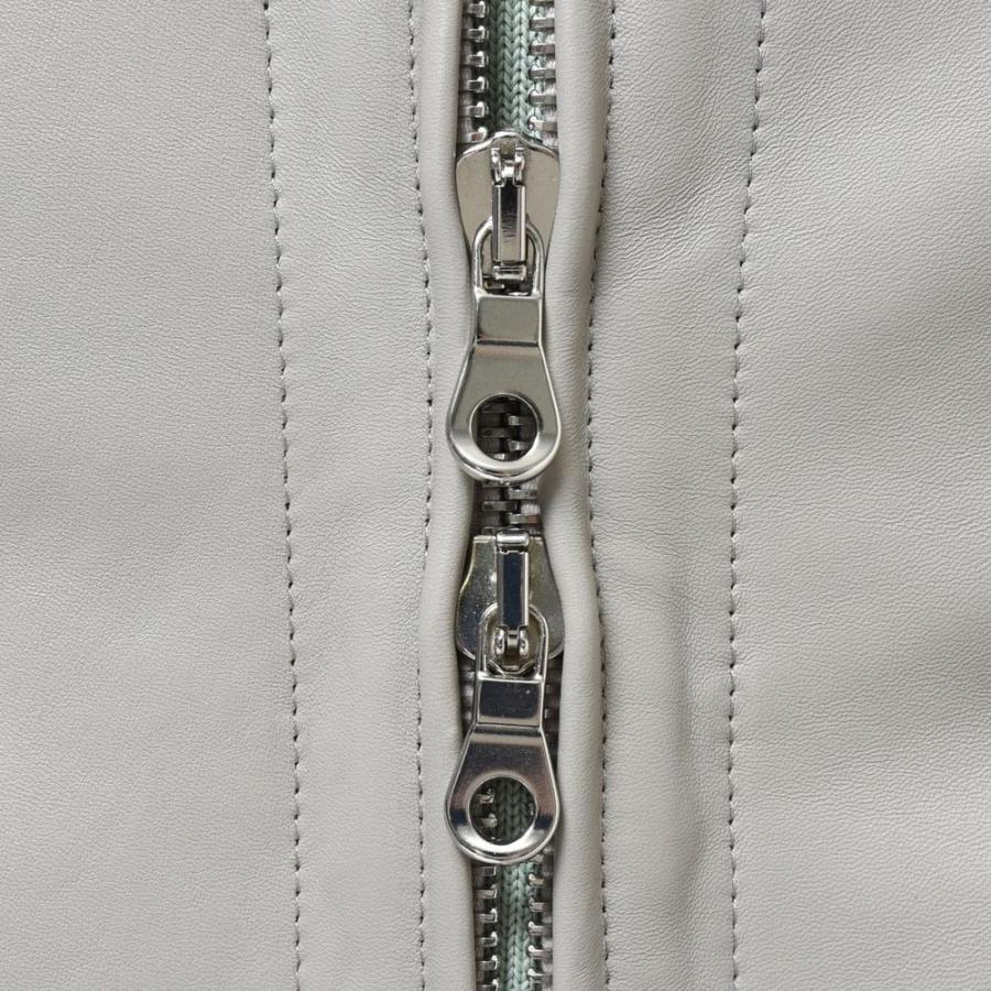 Cinquanta（チンクアンタ）ラムナッパレザースタンドカラーライダース