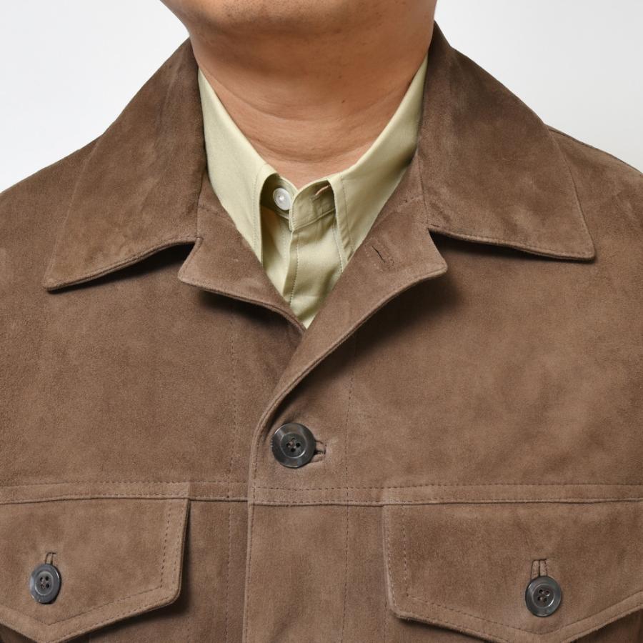 Cinquanta（チンクアンタ）ゴートスエードトラッカージャケット L524/1