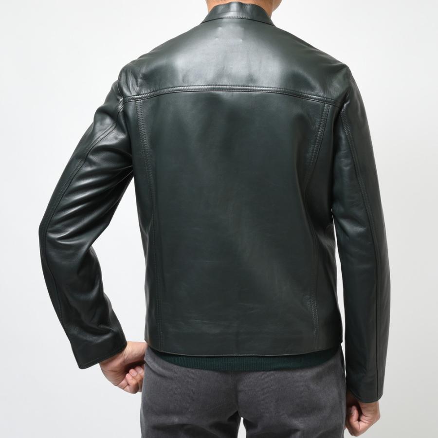 ALTACRUNA(アルタクルーナ)ラムレザースタンドカラーシングル ALTACRUNA(アルタクルーナ)ラムレザースタンドカラーシングル