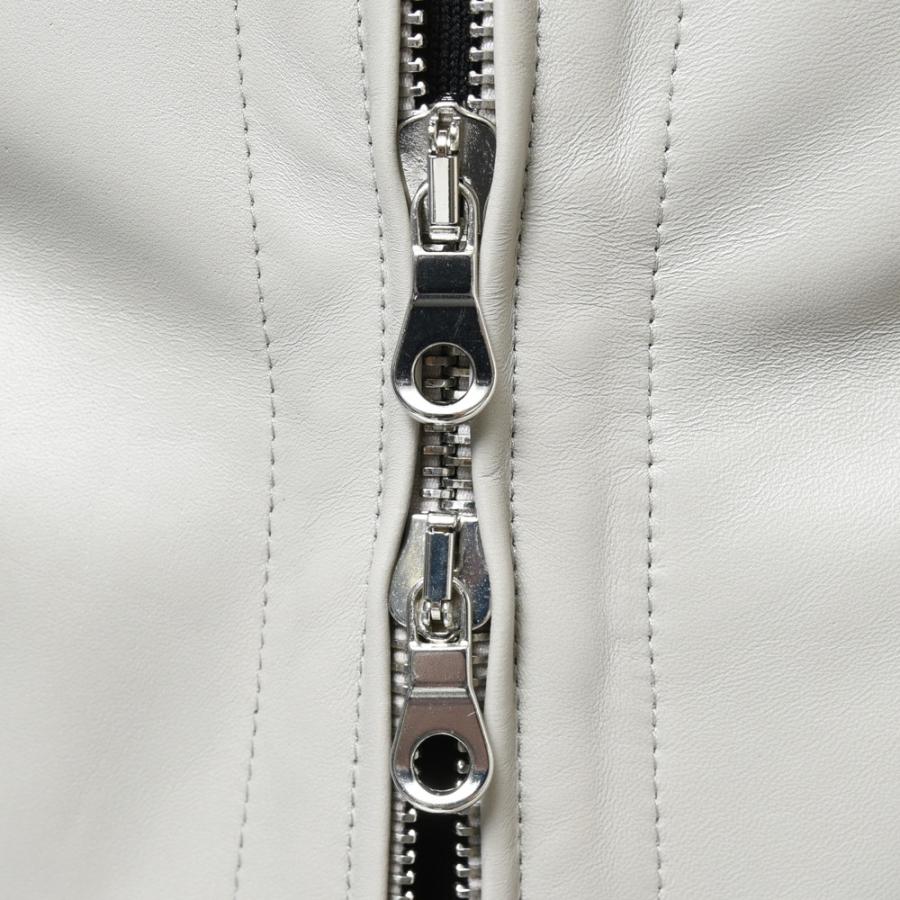 【SALE30％】Cinquanta（チンクアンタ）ラムナッパレザースタンドカラーライダース(0.6mm厚) H502/1-1010 14232000146の画像