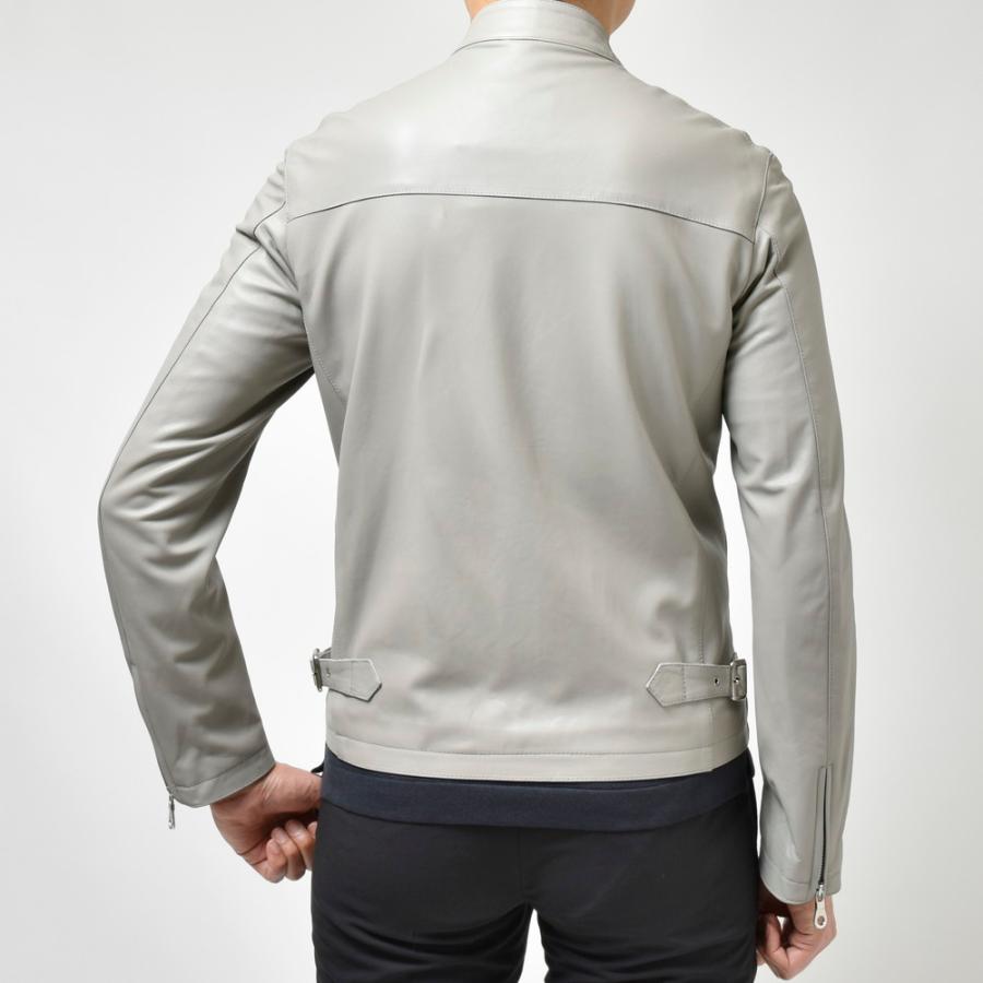 【SALE30％】Cinquanta（チンクアンタ）ラムナッパレザースタンドカラーライダース(0.6mm厚) H502/1-1010 14241002146の画像