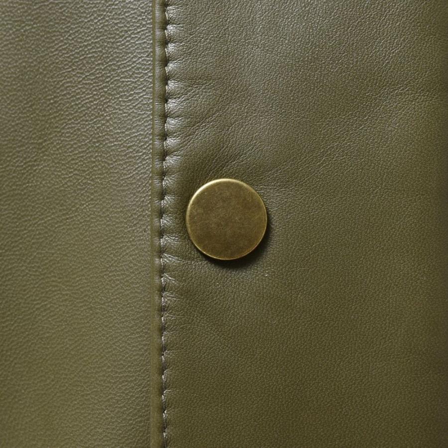 【SALE30％】Cinquanta（チンクアンタ）ラムナッパレザートランスポートブルゾン(0.6mm厚) N712-1010 14241004146の画像