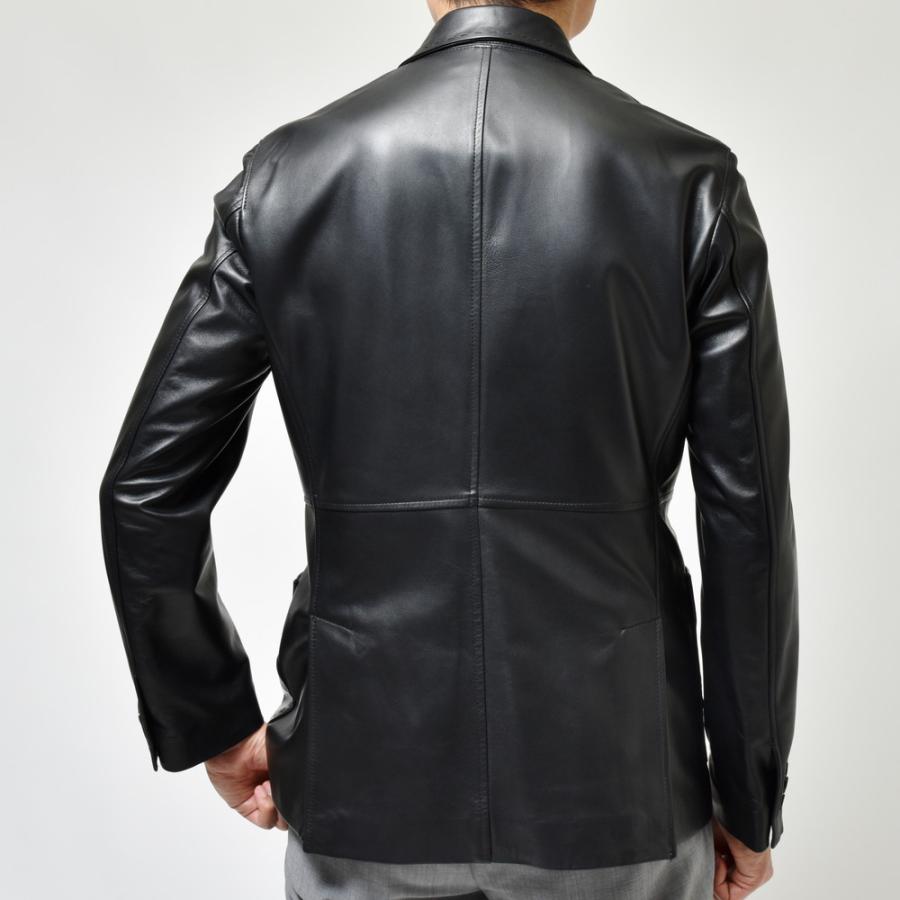 【SALE30％】Cinquanta（チンクアンタ）ラムナッパレザー3Bジャケット H613/1010 14241005146の画像