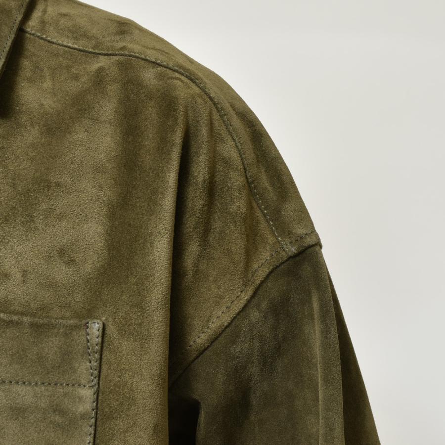 【SALE40％】MARNI（マルニ）カーフスエードシャツブルゾン CUMY0011U0 ULV876 14241400138の画像