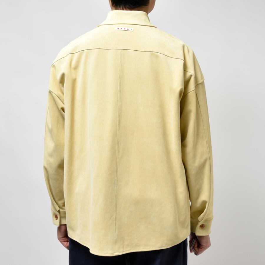 【SALE40％】MARNI（マルニ）カーフスエードシャツブルゾン CUMY0011U0 ULV876 14241400138の画像