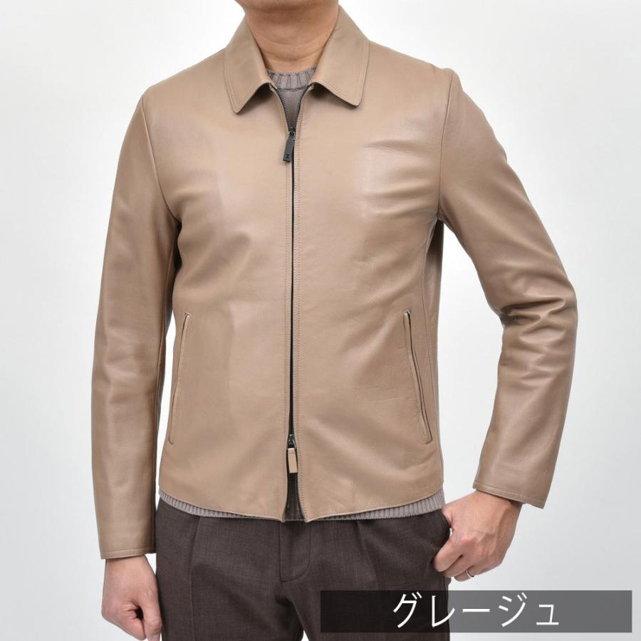ALTACRUNA ラムレザージャケット 48 イタリア製 シングル ALTACRUNA（アルタクルーナ）ラムシュリンクレザーシングルライダース