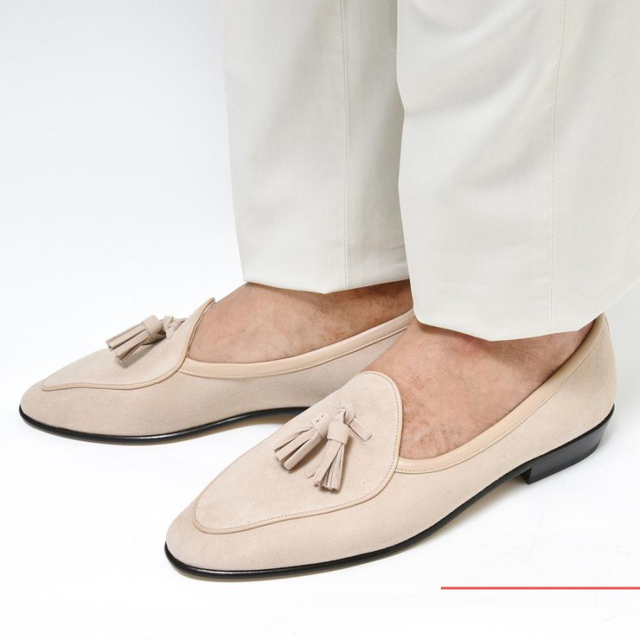 BAUDOIN & LANGE（ボードイン アンド ランジ）ゴートスエードタッセル