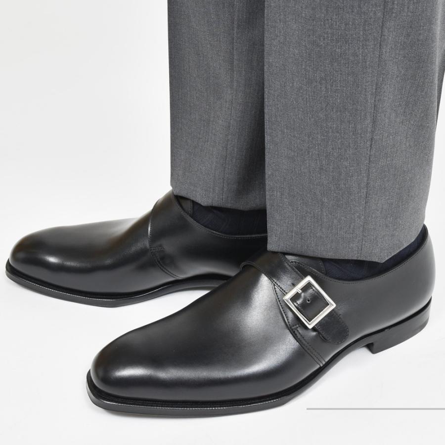 【SALE20％】Crockett&Jones（クロケットアンドジョーンズ）【HAND GRADE COLLECTION】SAVILE 4 カーフレザーシングルモンクシューズ 15042200048の画像