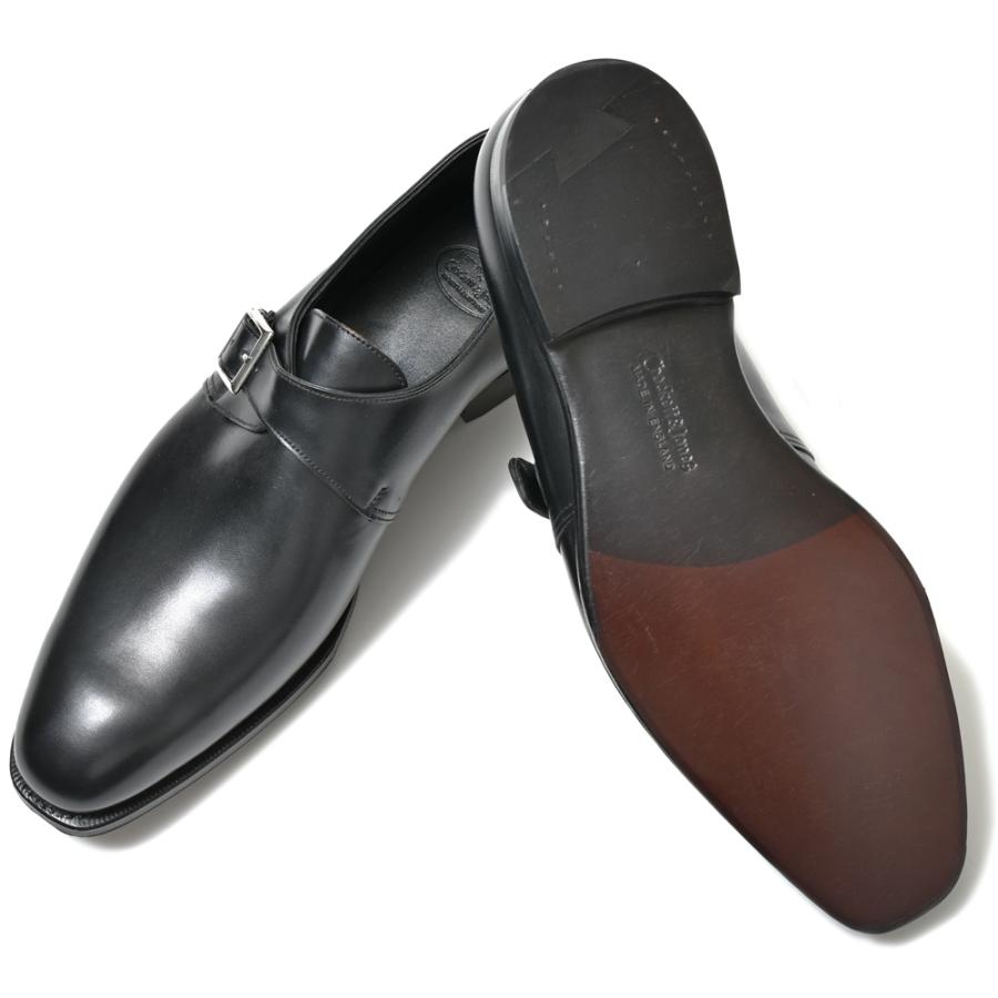 【SALE20％】Crockett&Jones（クロケットアンドジョーンズ）【HAND GRADE COLLECTION】SAVILE 4 カーフレザーシングルモンクシューズ 15042200048の画像