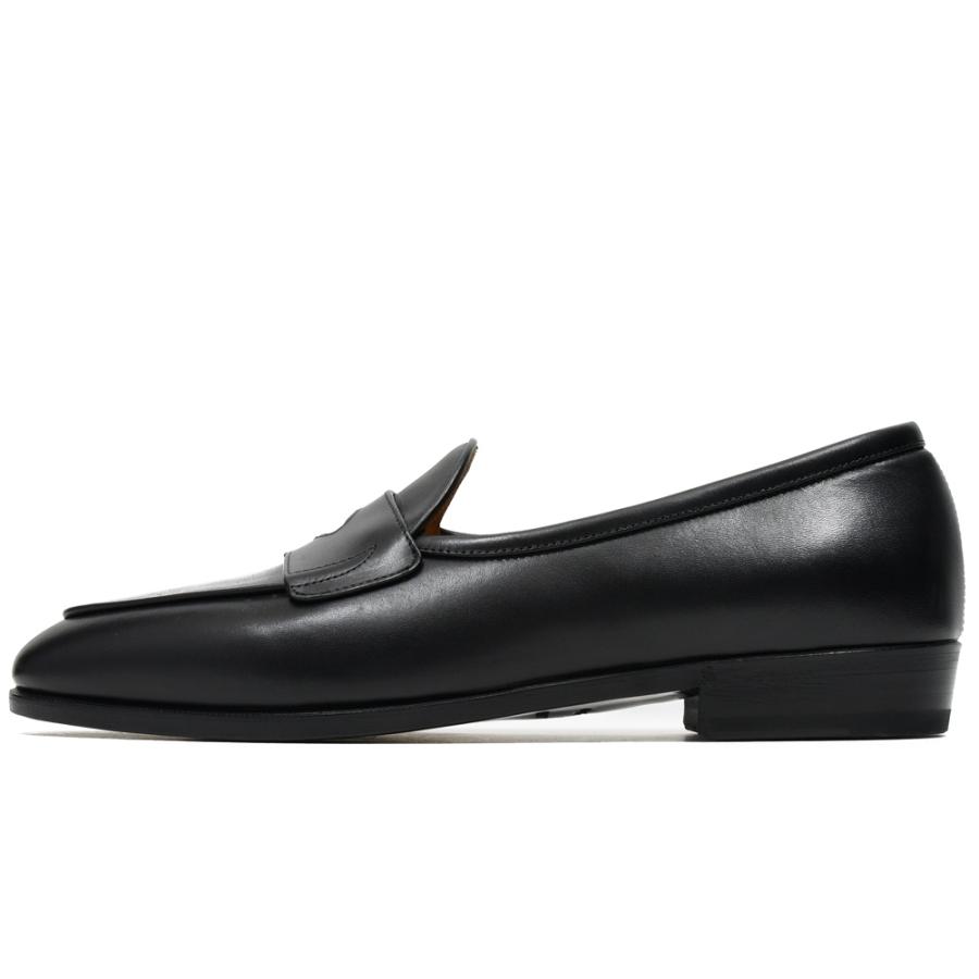 BAUDOIN & LANGE（ボードイン アンド ランジ）カーフレザーペニーローファー GRAND FLEURUS PENNY LOAFERS 15052001052の画像