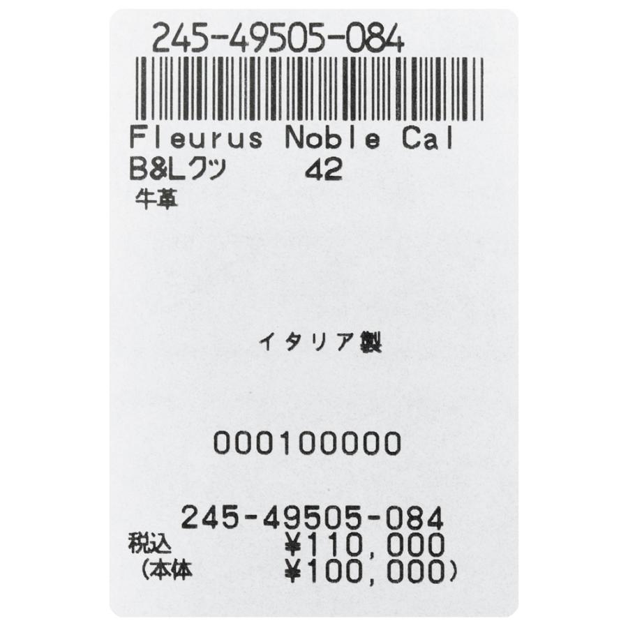 BAUDOIN & LANGE（ボードイン アンド ランジ）カーフレザーペニーローファー GRAND FLEURUS PENNY LOAFERS 15052001052の画像