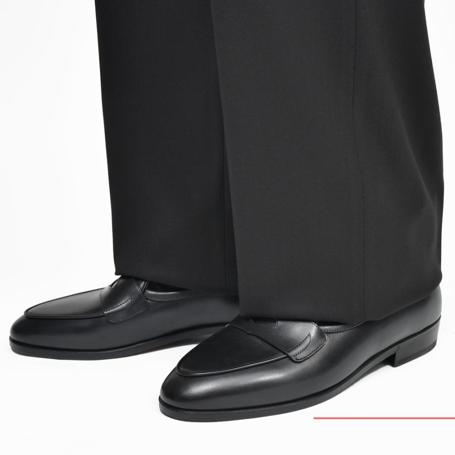 BAUDOIN & LANGE（ボードイン アンド ランジ）カーフレザーペニーローファー GRAND FLEURUS PENNY LOAFERS 15052001052の画像
