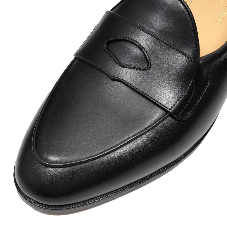 BAUDOIN & LANGE（ボードイン アンド ランジ）カーフレザーペニーローファー GRAND FLEURUS PENNY LOAFERS 15052001052の画像