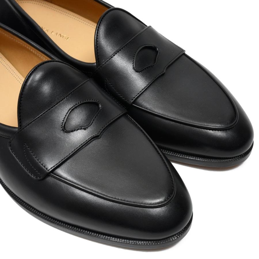 BAUDOIN & LANGE（ボードイン アンド ランジ）カーフレザーペニーローファー GRAND FLEURUS PENNY LOAFERS 15052001052の画像