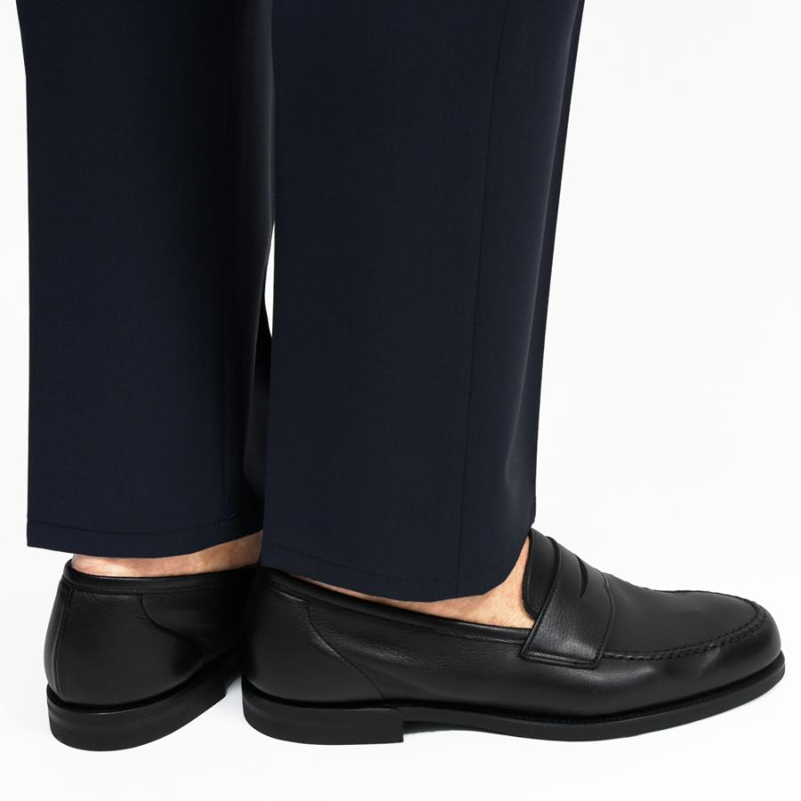 Crockett&Jones（クロケットアンドジョーンズ）HARVARD2ハーバード2 カーフレザーアンライニングコインローファー 6254 15061000048の画像