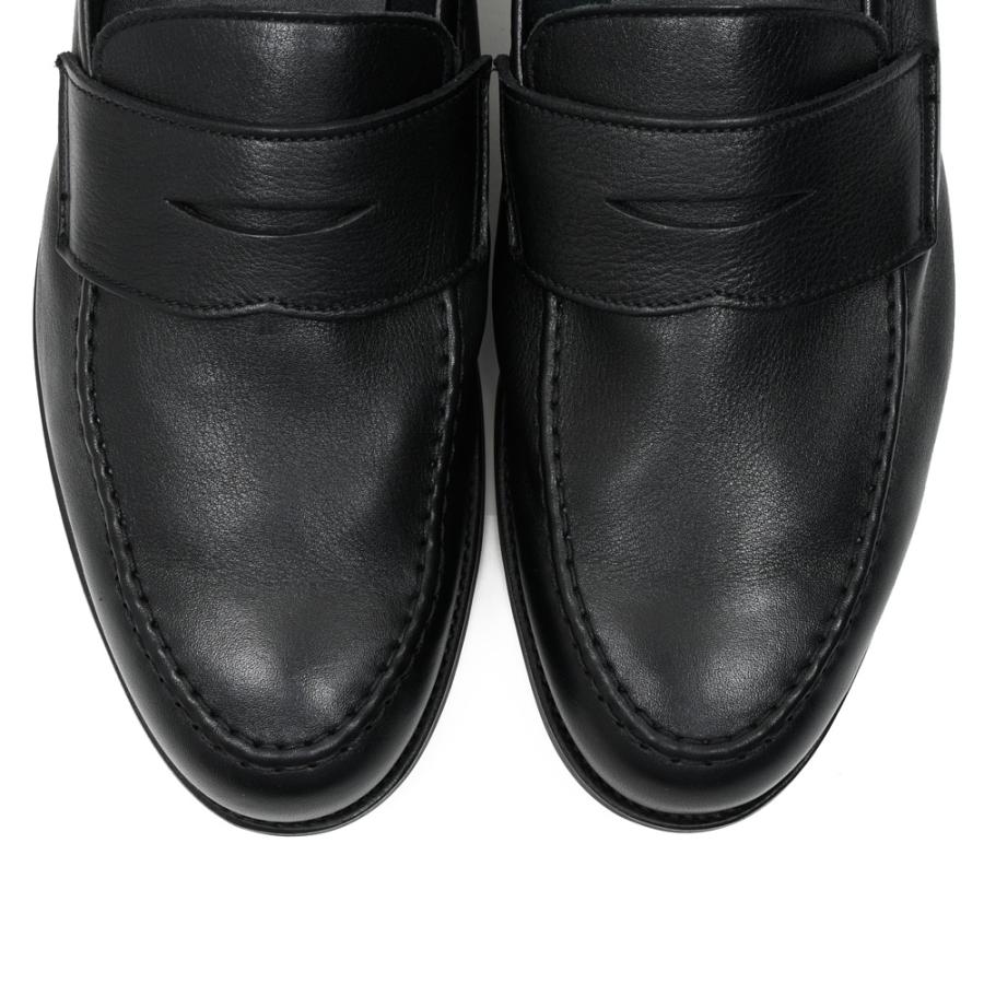 Crockett&Jones（クロケットアンドジョーンズ）HARVARD2ハーバード2 カーフレザーアンライニングコインローファー 6254 15061000048の画像