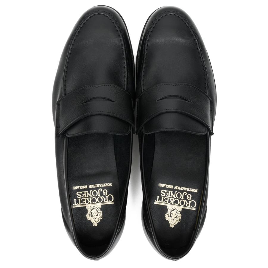 Crockett&Jones（クロケットアンドジョーンズ）HARVARD2ハーバード2 カーフレザーアンライニングコインローファー 6254 15061000048の画像