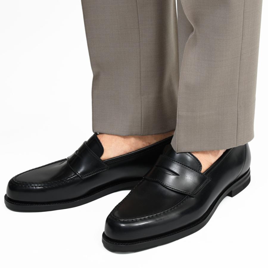 Crockett&Jones（クロケットアンドジョーンズ）HARVARD2ハーバード2 コードヴァンアンライニングコインローファー 6254 15061001048の画像
