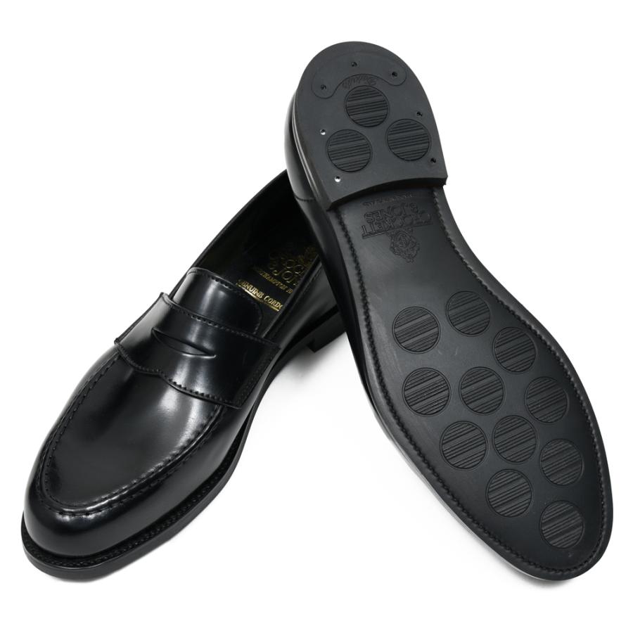 Crockett&Jones（クロケットアンドジョーンズ）HARVARD2ハーバード2 コードヴァンアンライニングコインローファー 6254 15061001048の画像