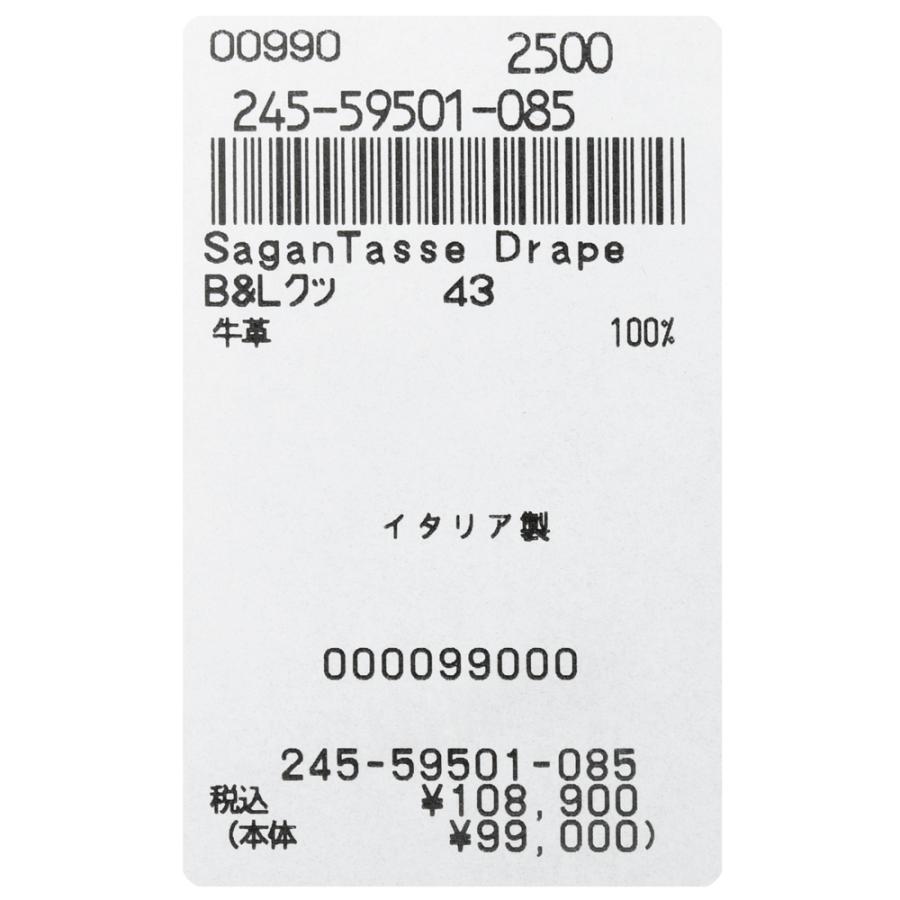 BAUDOIN & LANGE（ボードイン アンド ランジ）カーフレザータッセルローファー SAGAN CLASIC TASSELS（ラバーソール）245-59501 15061001052の画像