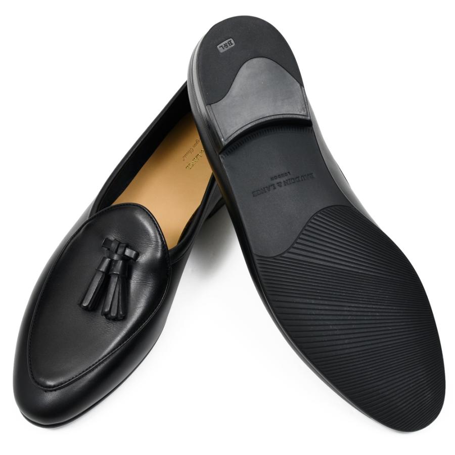BAUDOIN & LANGE（ボードイン アンド ランジ）カーフレザータッセルローファー SAGAN CLASIC TASSELS（ラバーソール）245-59501 15061001052の画像