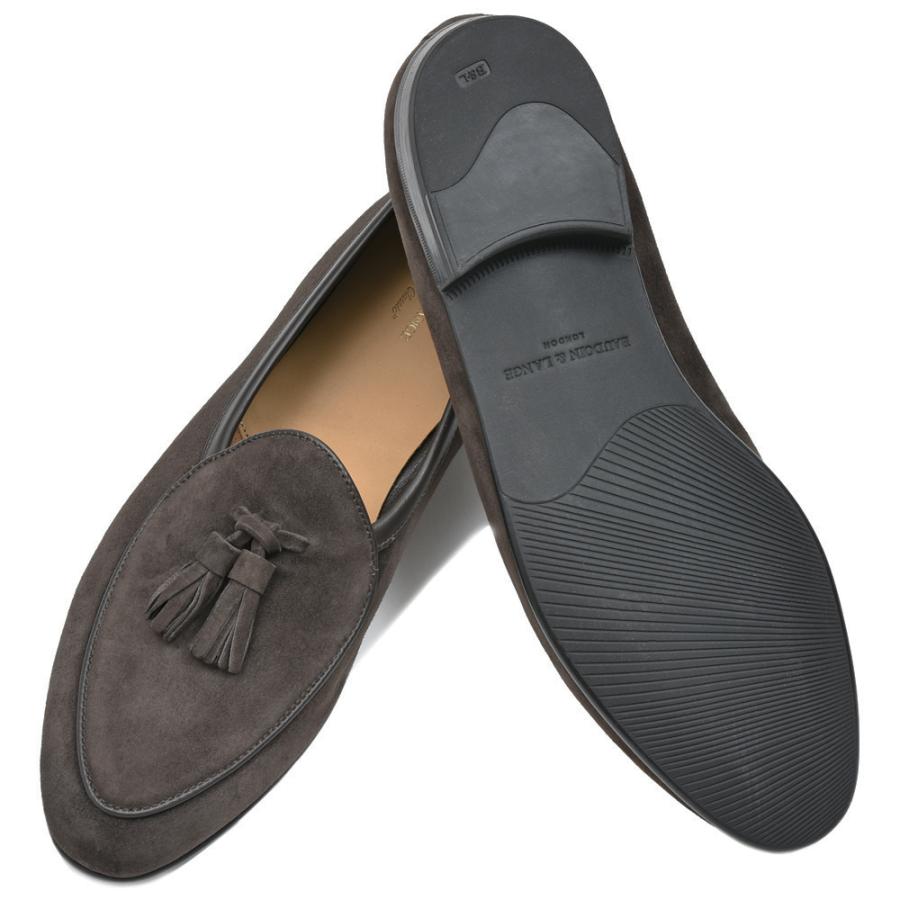 BAUDOIN & LANGE（ボードイン アンド ランジ）ラムスエードタッセルローファー SAGAN CLASSIC TASSELS（ラバーソール）245-59502 15061002052の画像