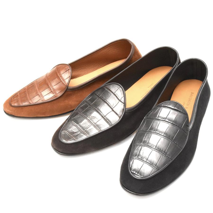 SALE40】BAUDOIN & LANGE（ボードイン アンド ランジ）アリゲーター