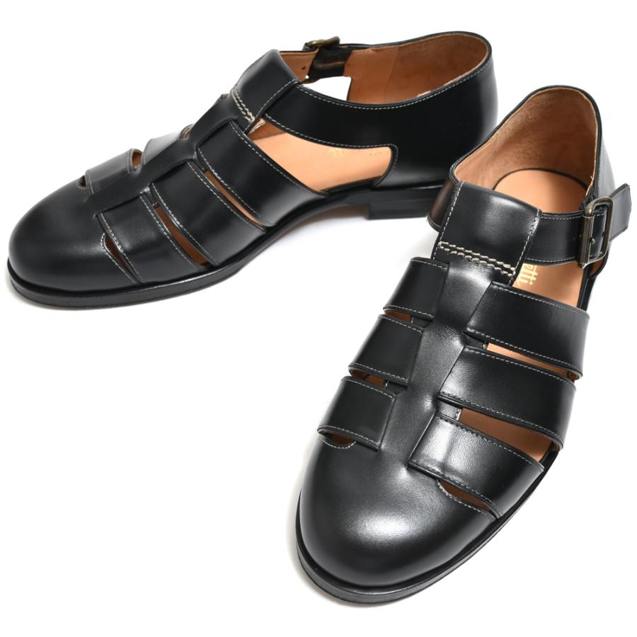 F.LLI Giacometti（フラテッリジャコメッティ）カーフレザーグルカ