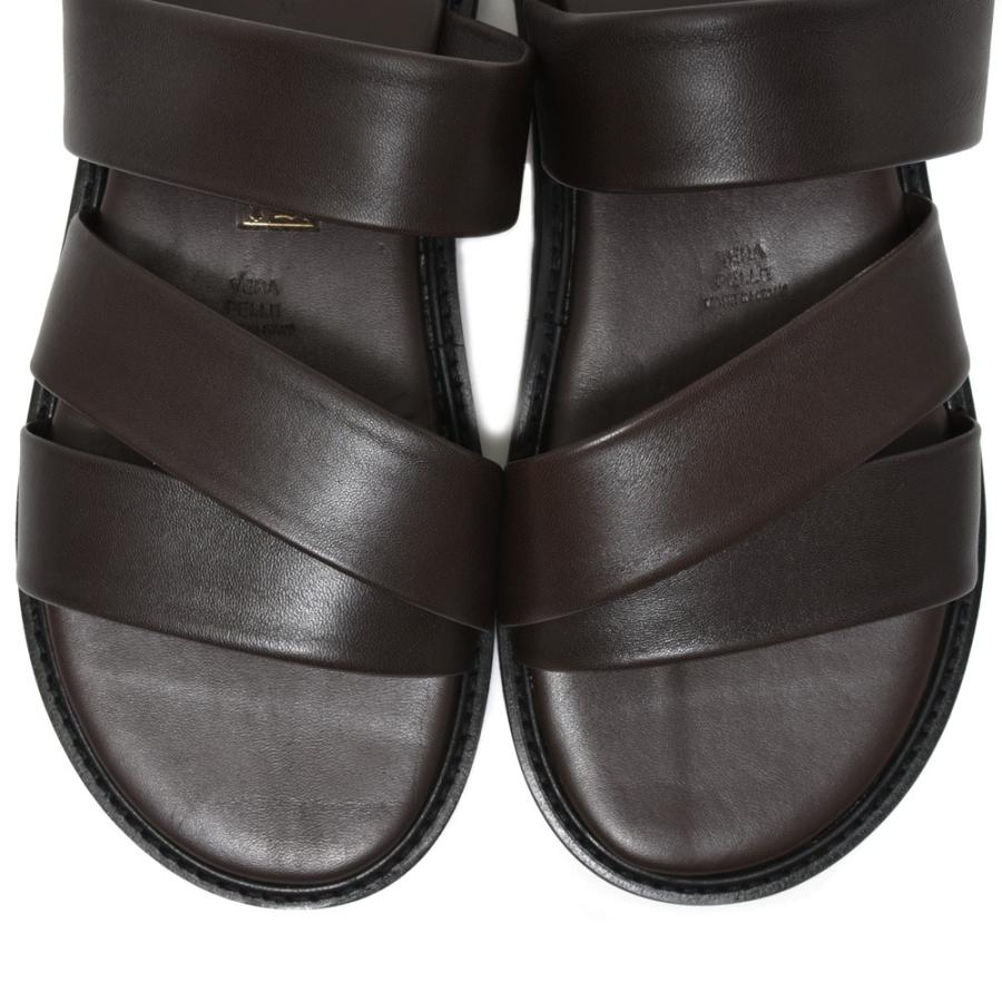 【SALE30％】MAURO de BARI（マウロ ディ バリ）ナッパレザートリプルストラップサンダル 1808 15141002039 |  | 14
