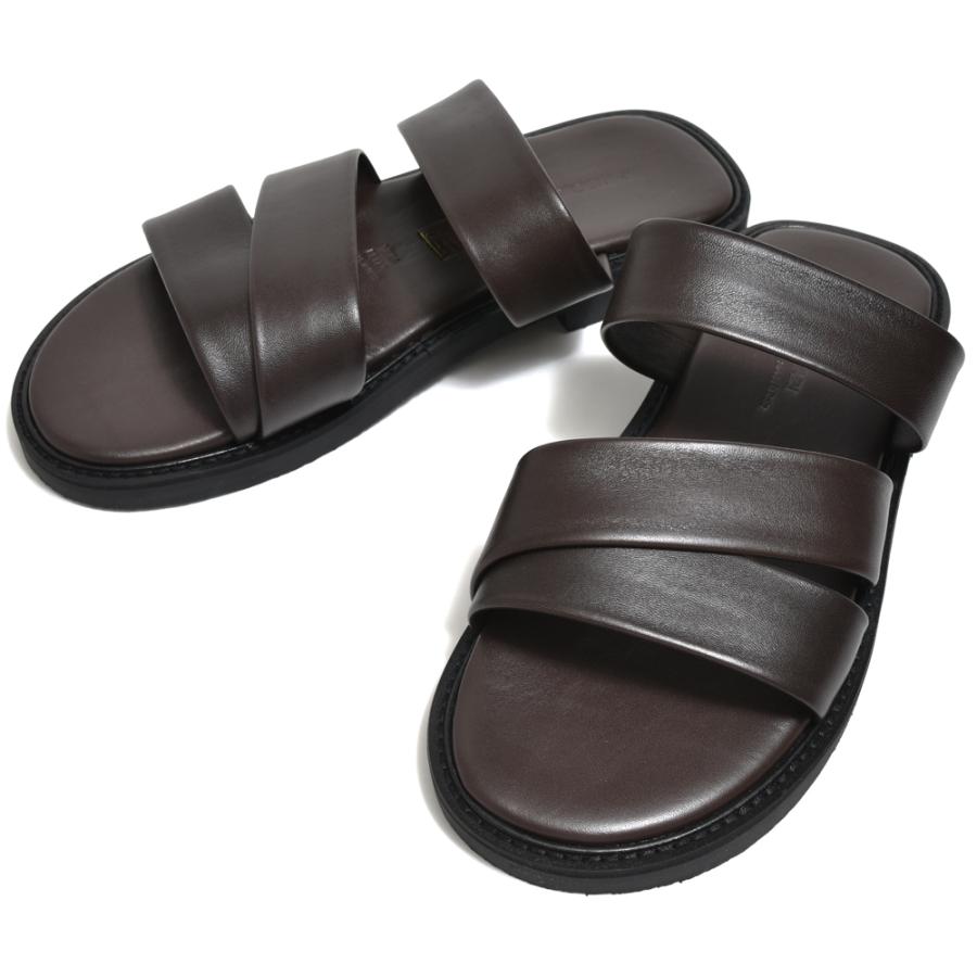 【SALE30％】MAURO de BARI（マウロ ディ バリ）ナッパレザートリプルストラップサンダル 1808 15141002039 |  | 06