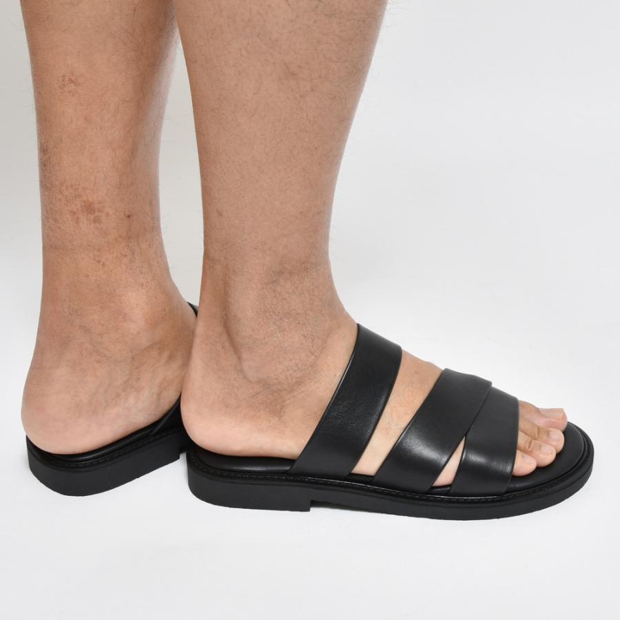 【SALE30％】MAURO de BARI（マウロ ディ バリ）ナッパレザートリプルストラップサンダル 1808 15141002039 |  | 08