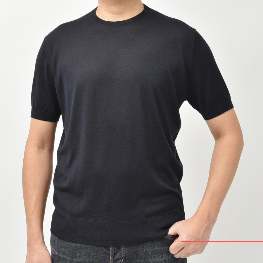 MANRICO CASHMERE ブラック　シアーニット　カシミヤ MANRICO CASHMERE（マンリコ カシミア）ハイゲージカシミアウール
