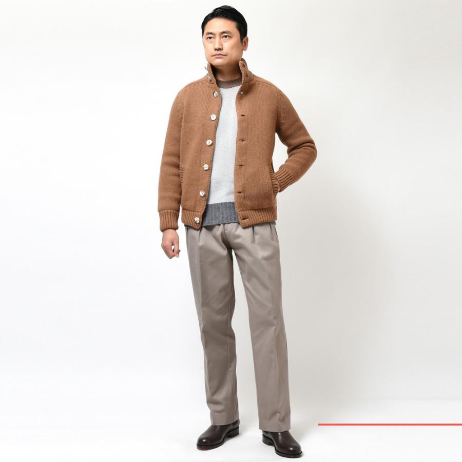 HERNO（ヘルノ）RESORTリゾート ローゲージウールスタンドカラーニット 