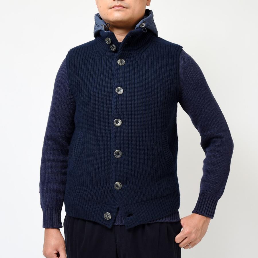 HERNO（ヘルノ）RESORTリゾート ミドルゲージウールフィッシャーマンズ