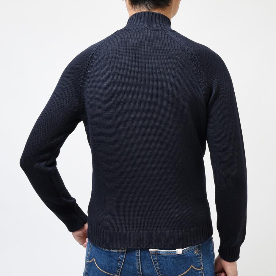 【新品、値下げ】ZANONE ザノーネ　モックネック　コットン　ニット　セーター ZANONE ザノーネ / モックネック ニット ウール 5ゲージ 5G