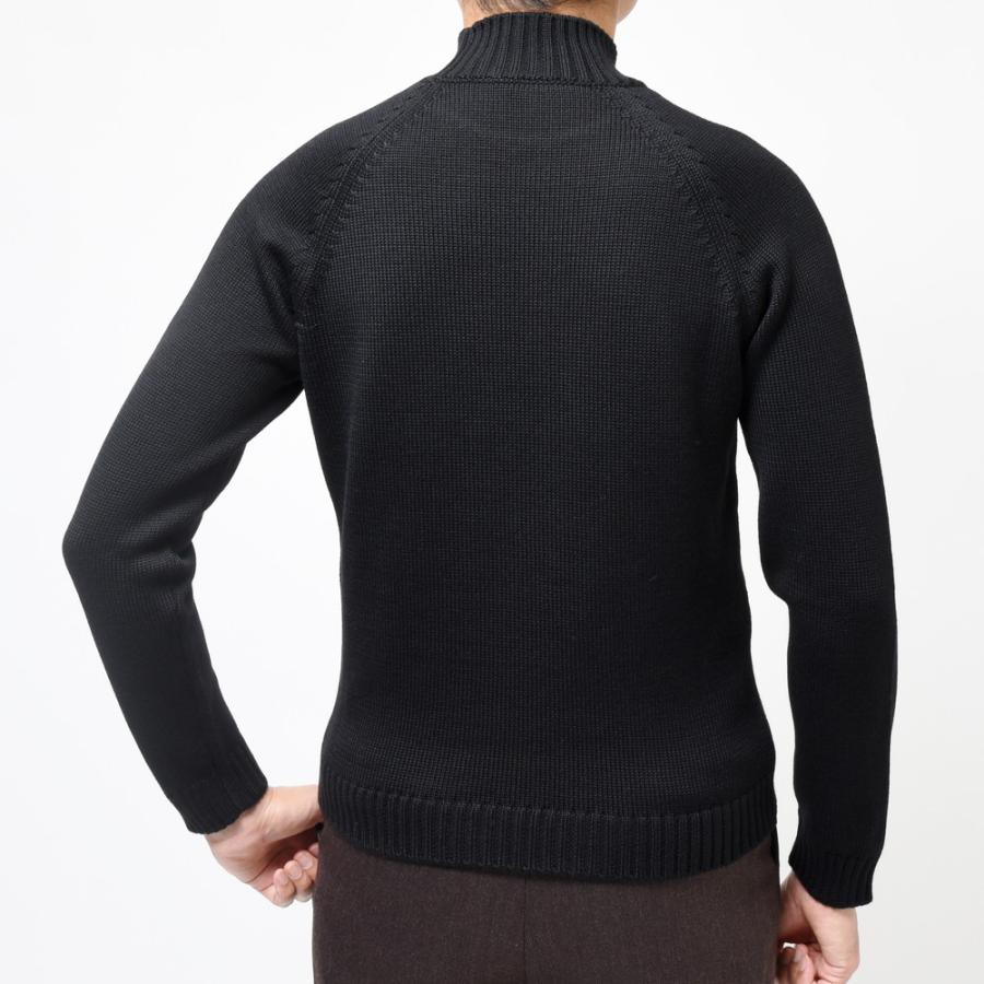ZANONE（ザノーネ）5ゲージウールソリッドモックネックニット SLIM FIT