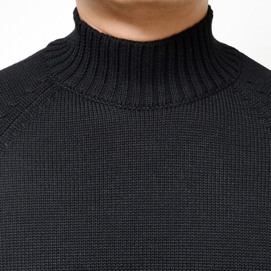 ZANONE（ザノーネ）5ゲージウールソリッドモックネックニット SLIM FIT