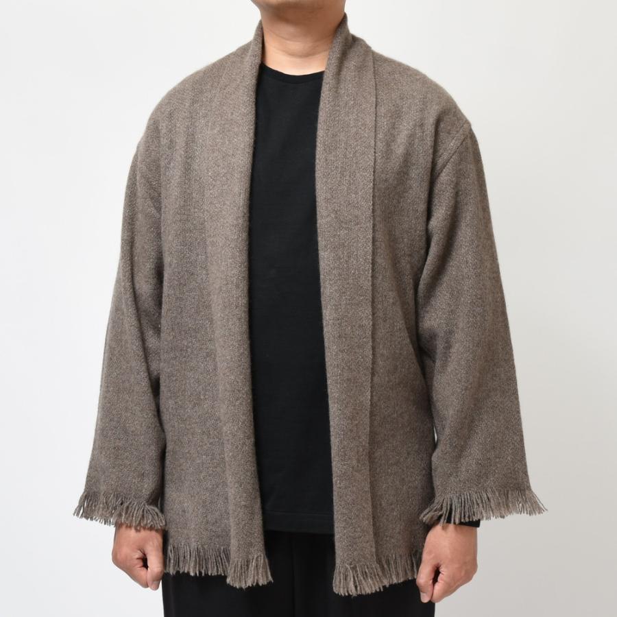 COMOLI(コモリ)×Norlha(ノラ)ヤクウールストールジャケット COMOLI(コモリ)×Norlha(ノラ)ヤクウールストールジャケット