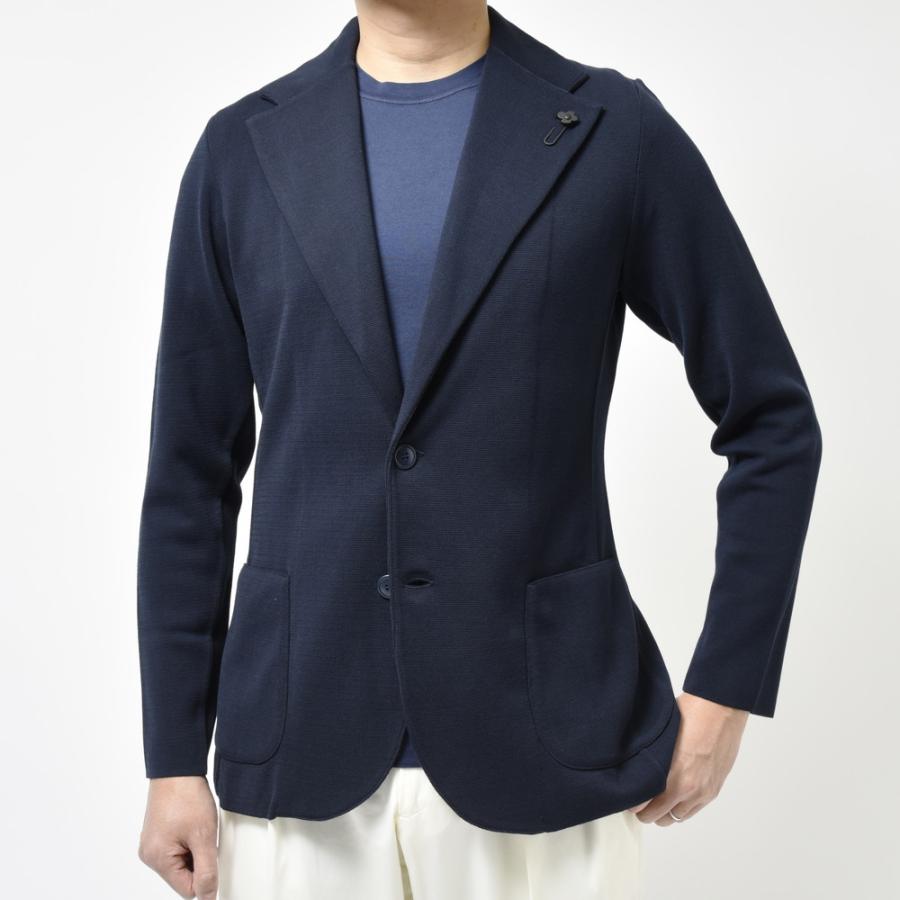 ラルディーニ⭐️コットンミラノリブ⭐️S⭐️44〜46⭐️ネイビー⭐️GUJI購入未使用 ラルディーニ⭐️コットンミラノリブ⭐️S⭐️44〜46⭐️ネイビー