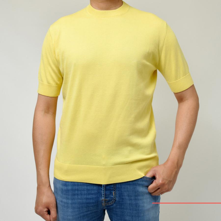 国内発送 FILIPPO DE LAURENTIIS Uネック長袖Tシャツ 48