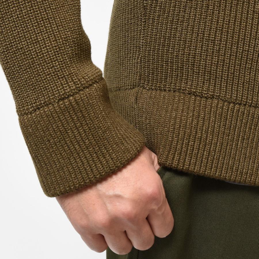 【SALE30％】Maison Margiela（メゾン マルジェラ）コットンウール7ゲージドライバーズニット SI1HA0013S17781 16041400144の画像