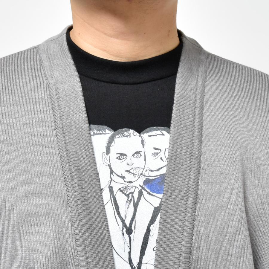 RENCONTRANT（レンコントラント）ハイゲージコットンシルクボタンレス