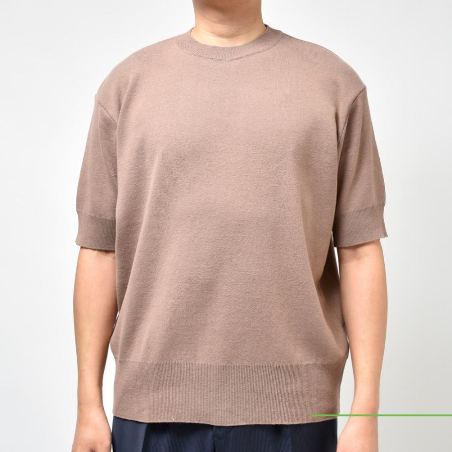 RENCONTRANT（レンコントラント）コットンラミーナイロンクルー